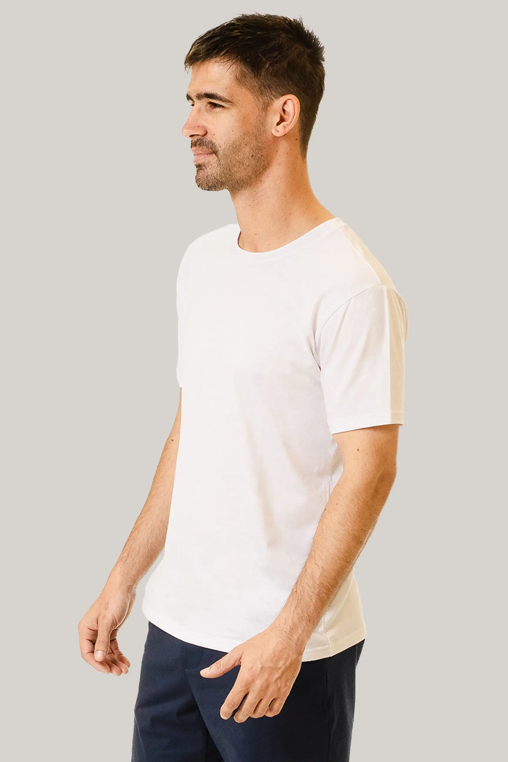 Crew neck - Classic White 5-Pack - Image 3