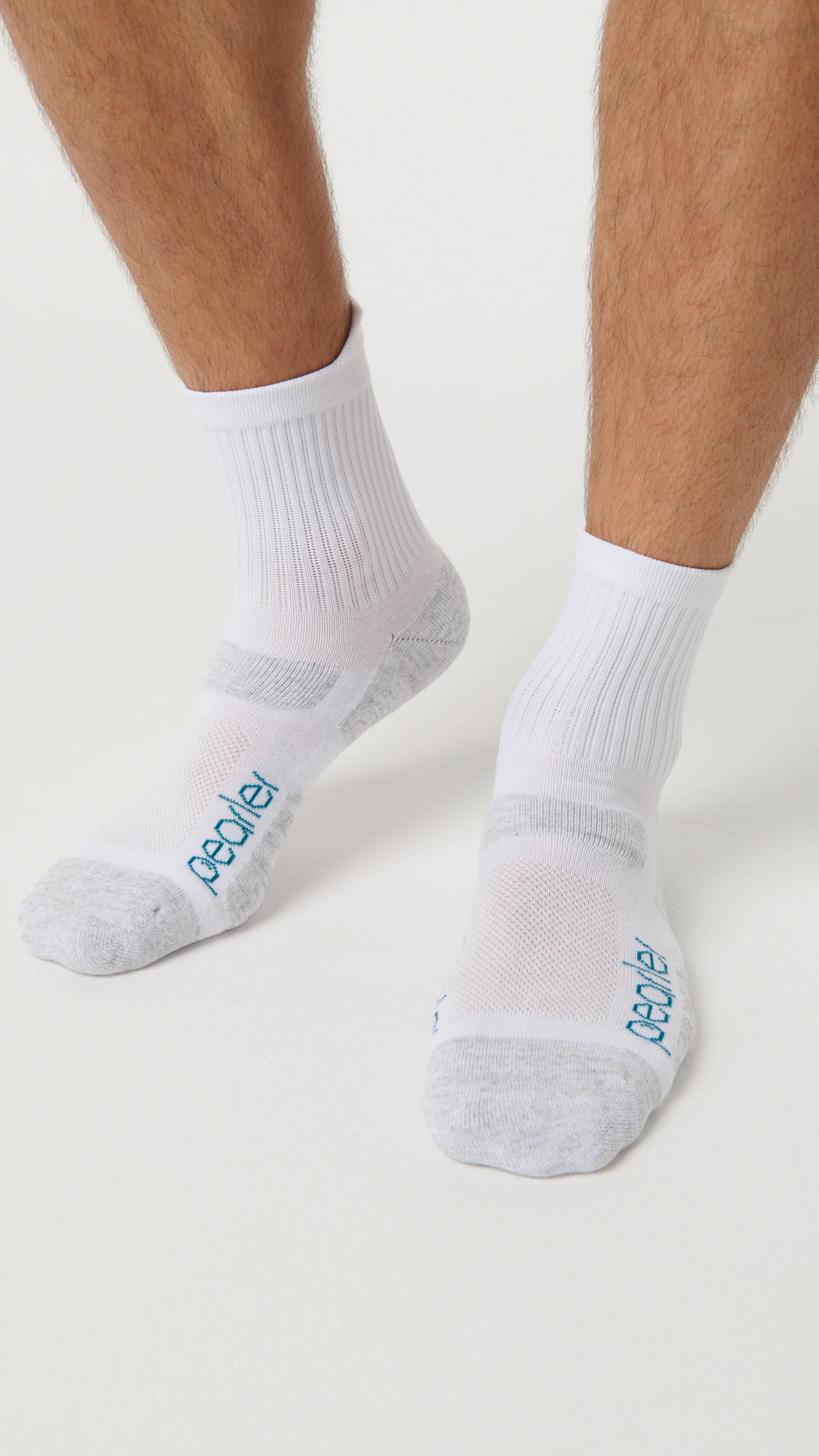 Smooth Comfort Mid Sock - Crisp White - Image 4