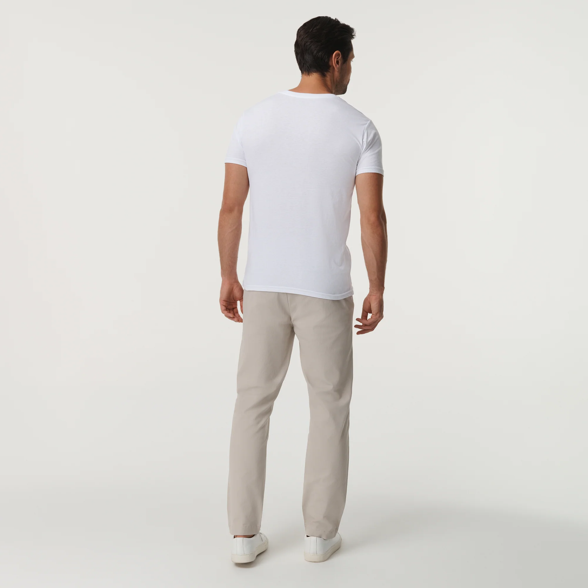 Classic V Neck - Crisp White - Image 5