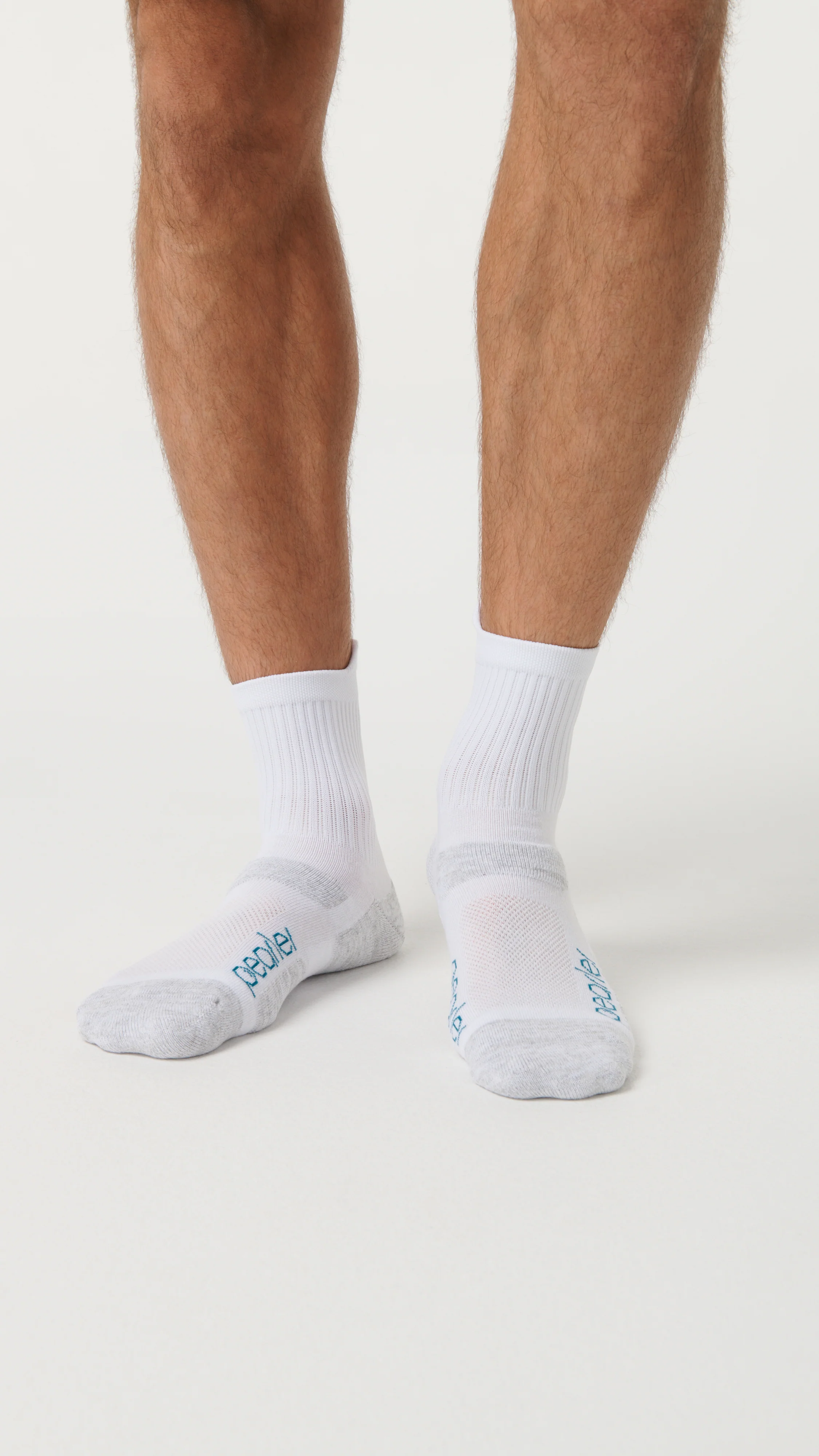 Smooth Comfort Mid Sock - Crisp White - Image 3